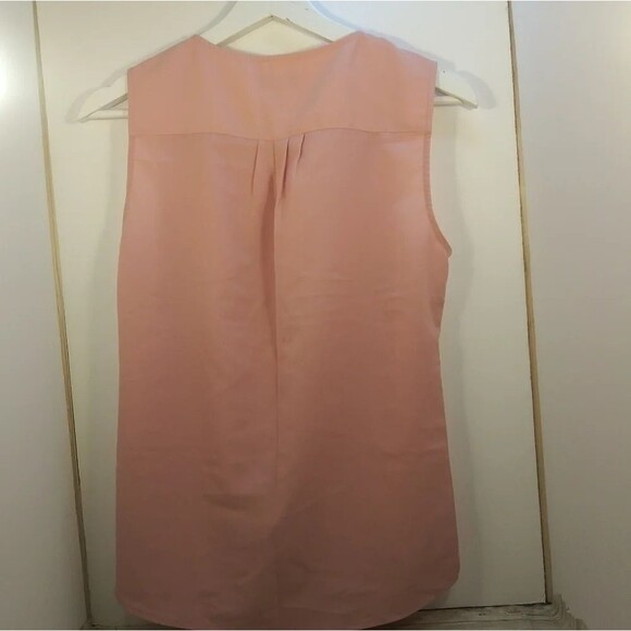 Talbots Petit Ruffled V Neck Tank Top size… - Picture 2 of 11